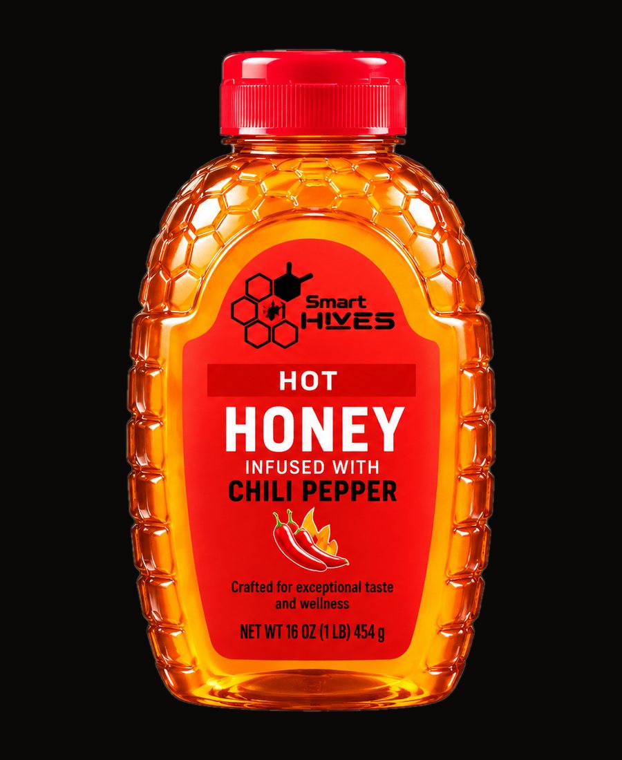 Hot Honey infused with chili pepper